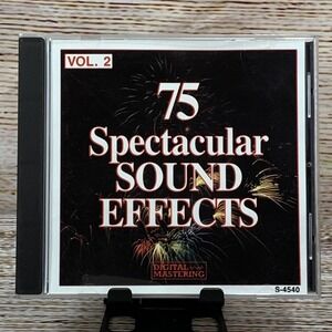 75 Spectacular Sound Effects Vol. 2‎ [CD] Digital Mastering Rare Collectible